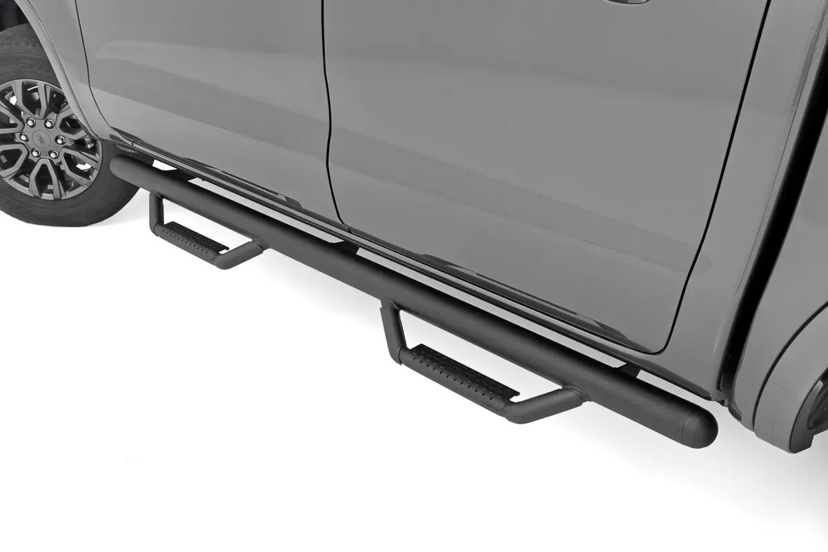 Nerf Steps | Cab Length | Crew Cab | Ford Ranger 2Wd/4Wd | 2019-2021 | Rough Country | Rcf1981ccb 1