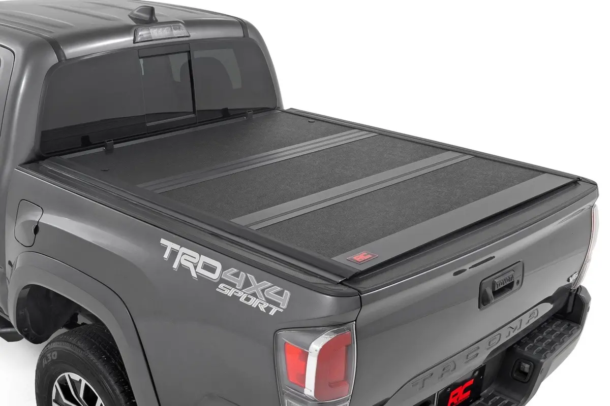 Hard Low Profile Bed Cover | 6'2" Bed | Toyota Tacoma | 2016-2022 | Rough Country | 47420600B 1