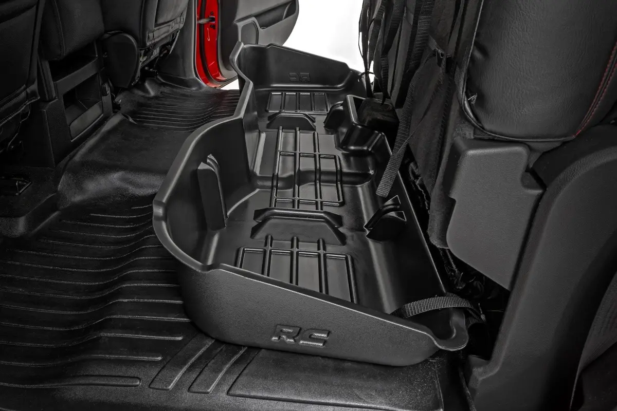 Under Seat Storage | Crew Cab | Chevrolet Silverado/Gmc Sierra 1500/2500Hd/3500Hd 2Wd/4Wd | 2014-2018 | Rough Country | Rc09031a 1