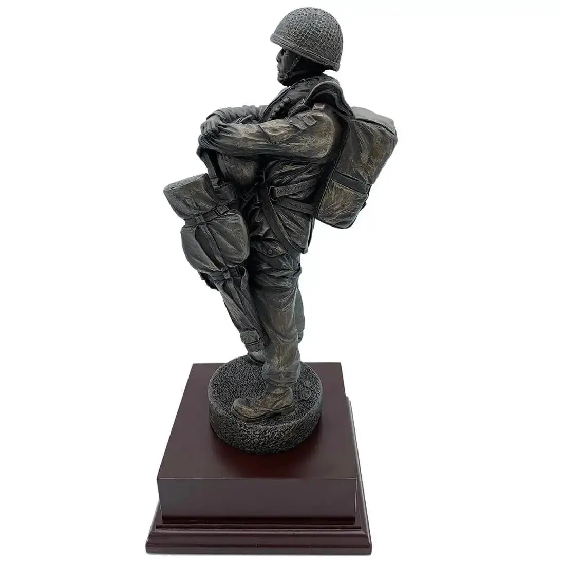 Airborne Drop Order Bronze Resin Figurine 2