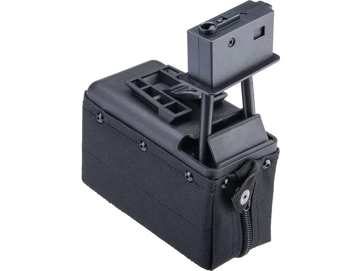 A&K 1500Rd M249 Upgraded High Strength Motor Aeg Box Magazine 1