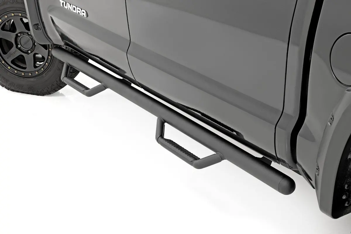Nerf Steps | Full Length | Crew | 5.5 Ft Bed | Toyota Tundra | 2007-2021 | Rough Country | Rct0786ccb 1