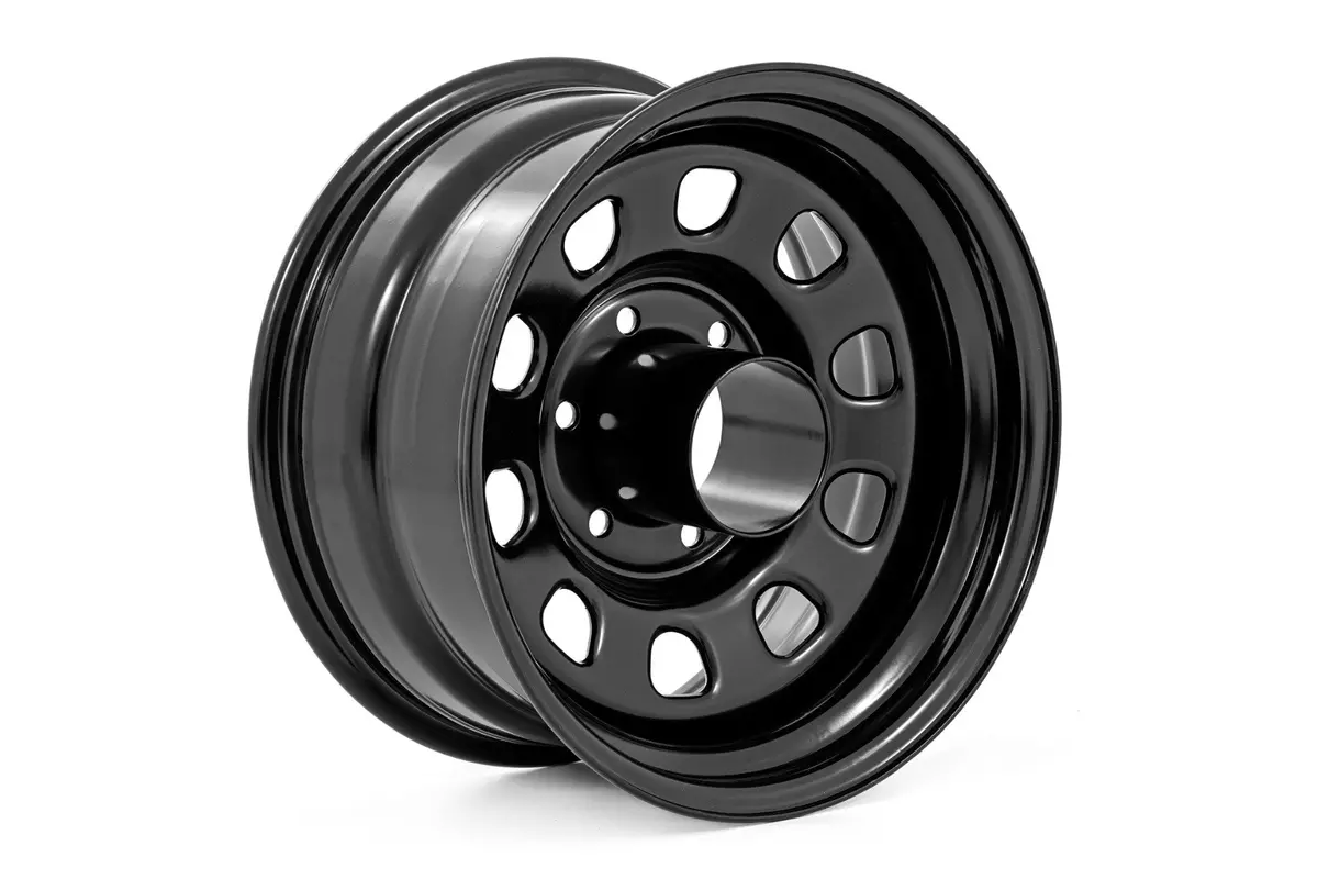 Steel Wheel | Black | 17X9 | 6X5.5 | 4.25 Bore | -12 | 2002-2006 | Rough Country | Rc51-7655 1