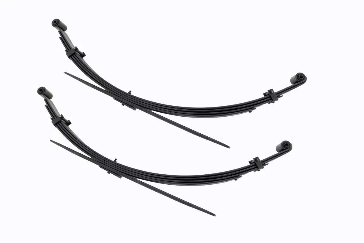 Rear Leaf Springs | 4" Lift | Pair | Ford Bronco /F-250 | 1978-1979 | Rough Country | 8033Kit 1