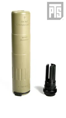 Pts Mk18sd Mock Suppressor (Licensed) (Black / Tan) 2