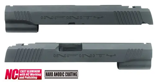 Guarder Aluminum Custom Slide For Marui Hi-Capa 5.1 (Infinity Type 2/Black) 1