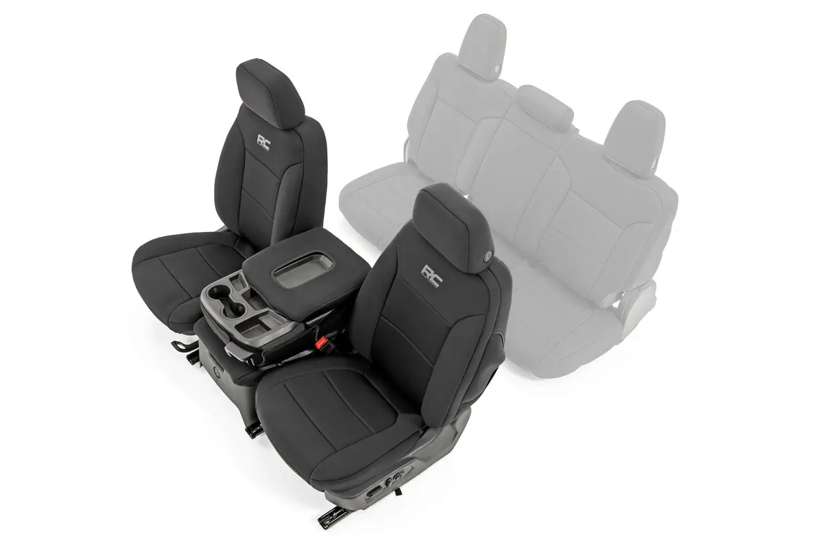 Seat Covers | Fr 40/20/40 | Chevy Silverado 1500 2Wd/4Wd | 2019-2022 | Rough Country | 91035 1