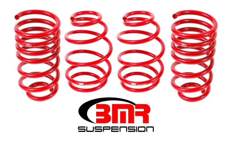 Bmr 10-15 5Th Gen Camaro V8 Lowering Spring Kit (Set Of 4) - Red 1