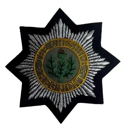 Cheshire Regiment Bullion Blazer Badge 1