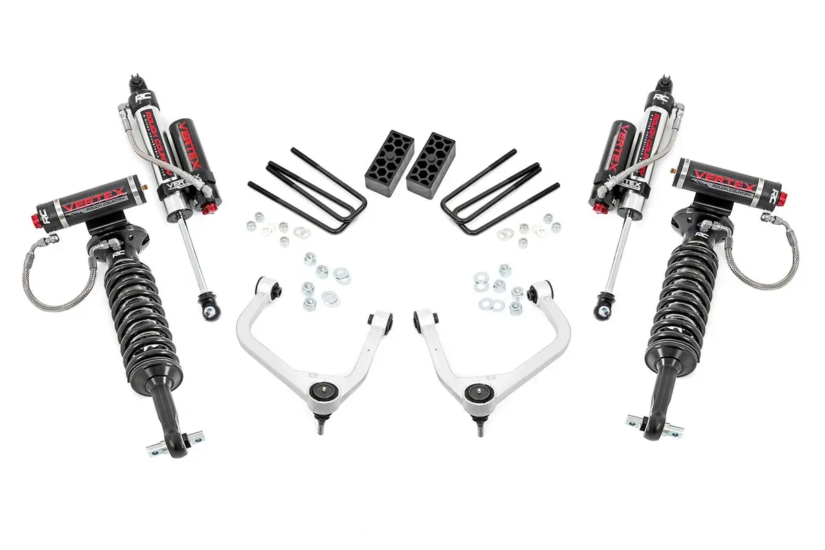 3.5 Inch Lift Kit | Vertex | Chevy Silverado 1500 2Wd/4Wd | 2019-2022 | Rough Country | 29550 1