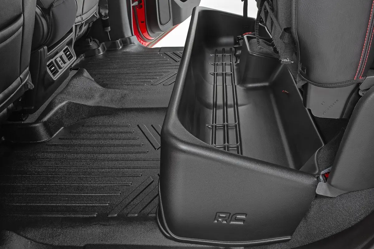 Under Seat Storage | Crew Cab | Chevrolet Silverado/Gmc Sierra 1500/2500Hd | 2019-2022 | Rough Country | Rc09051a 1