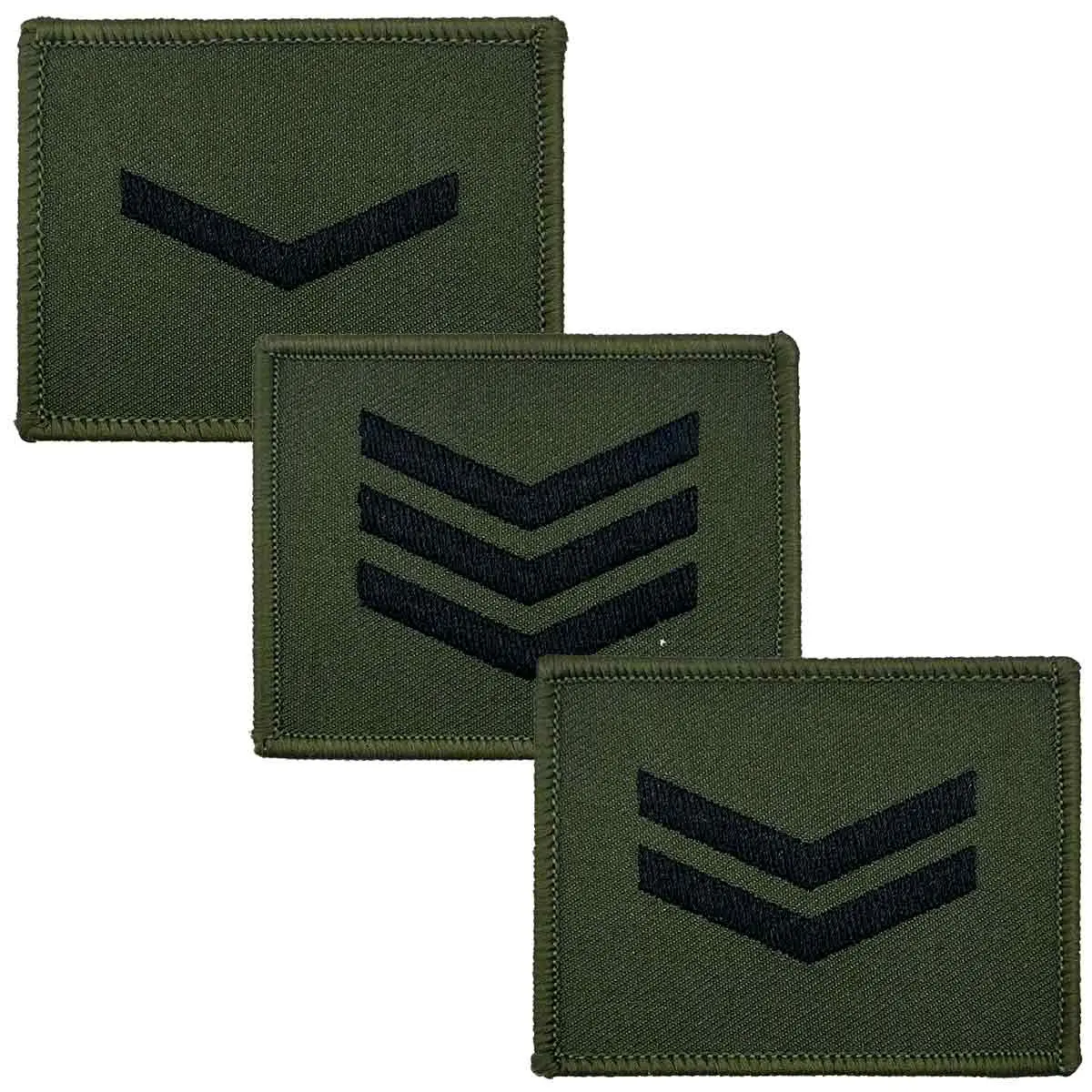 Commando Rank Square - Hook & Loop Backing 1