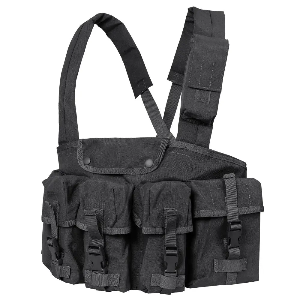 Condor Cr: 7 Pocket Chest Rig (Black / Tan / Od Green) 1