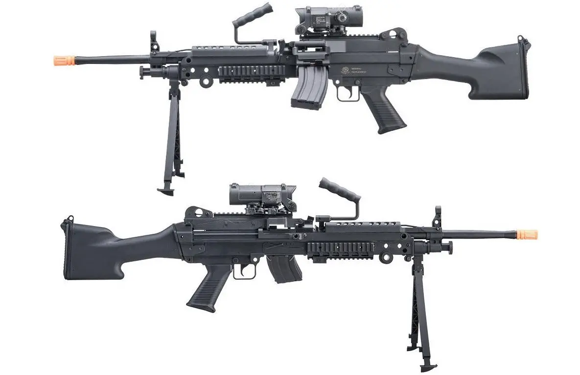 Cybergun Fn Licensed M249 "Featherweight" Lmg Aeg (M249 E2 / Para / Mk46) 1