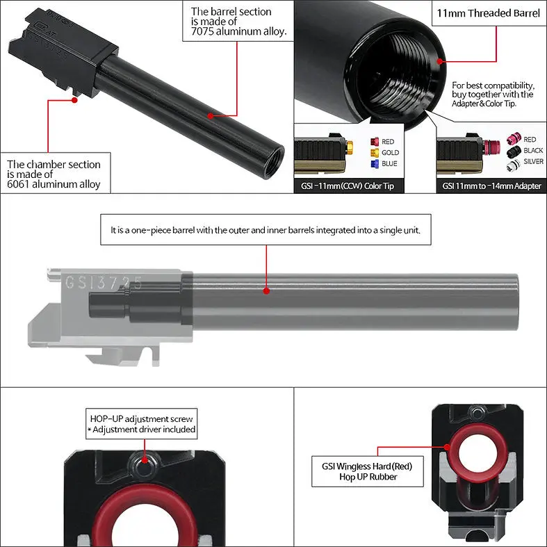 Gsi Ntb Non-Tilting Outer Barrel For Vfc G17 Gen 5 1