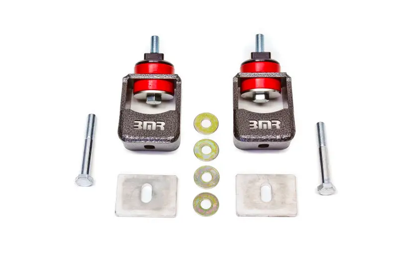 Bmr 10-15 5Th Gen Camaro Motor Mount Kit (Polyurethane) - Black Hammertone 1