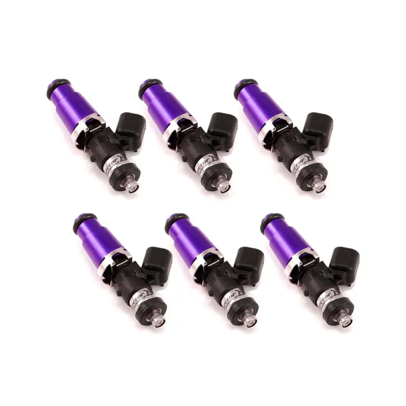 Injector Dynamics 1340Cc Injectors - 60Mm Length - 14Mm Purple Top - Denso Lower Cushion (Set Of 6) 1