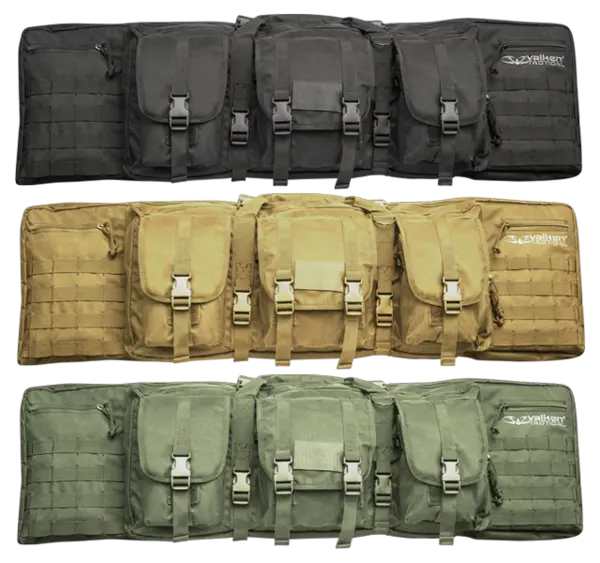 Valken 42 Inch Soft Double Gun Bag (Black/Tan/Od) 1