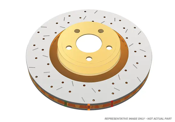2013 Ford Mustang | Dba 4000 Series Xs Cross-Drilled/Slotted Brake Rotor [Front] | Dba42126xs 1