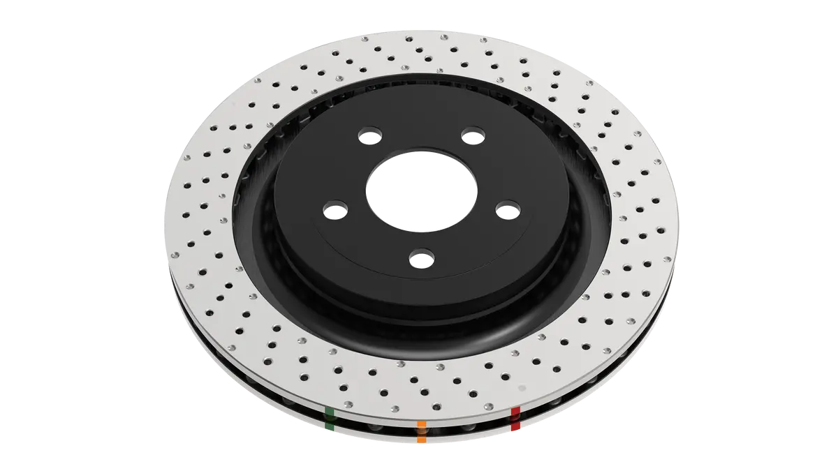 2008 Mitsubishi Lancer & More | Dba 4000 Series Cross-Drilled/Dimpled Wave Disc Brake Rotor [Rear] | Dba42225wxd 1