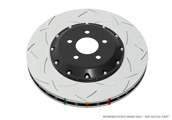 2015-2018 Lincoln Mkc & More | Dba 5000 Series Fully Assembled 2-Piece T3 Slot Brake Rotor [Front] | Dba52120blks 1