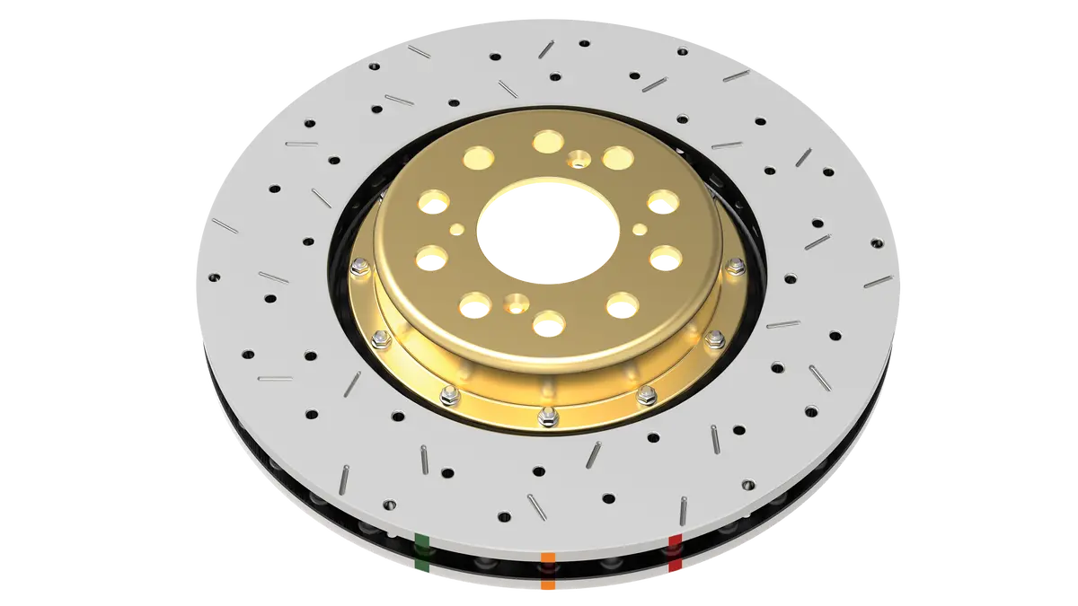 2009-2012 Nissan Gt-R & More | Dba 5000 Series Xs Cross-Drilled/Slotted Brake Rotor Ring [Rear] | Dba52323.1Xs 1