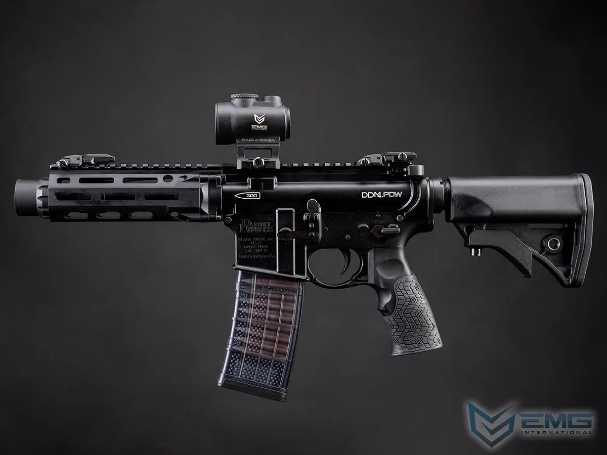 Emg X Cyma Cgs Series Dd.1102 Daniel Defense Licensed 300 Blk M4 Pdw Gbbr (Black / Tan / Silver) 1