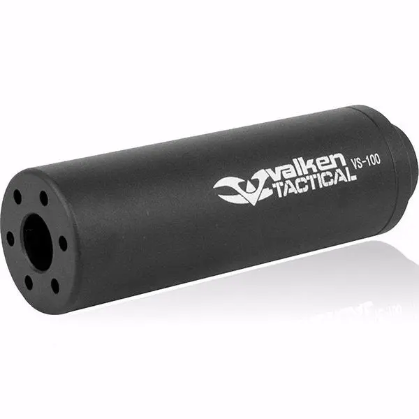 Valken Airsoft Mock Flash Suppressor 14Mm Ccw (Black) 1