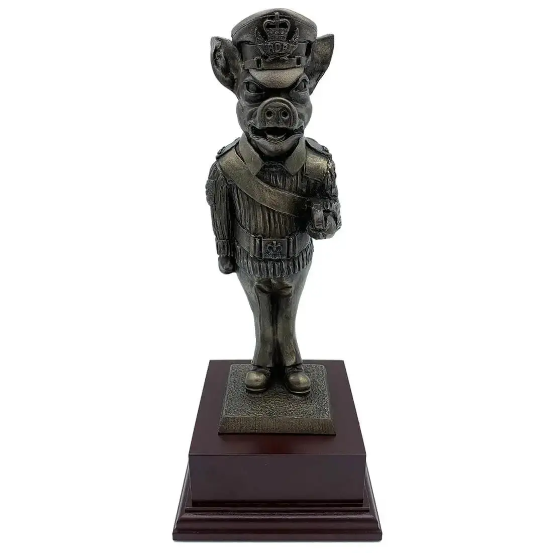 Drill Pig Sergeant Bronze Resin Statue 1