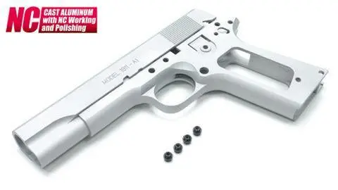 Guarder Aluminum Slide & Frame For Tm M1911a1 - Colt (Silver) 1