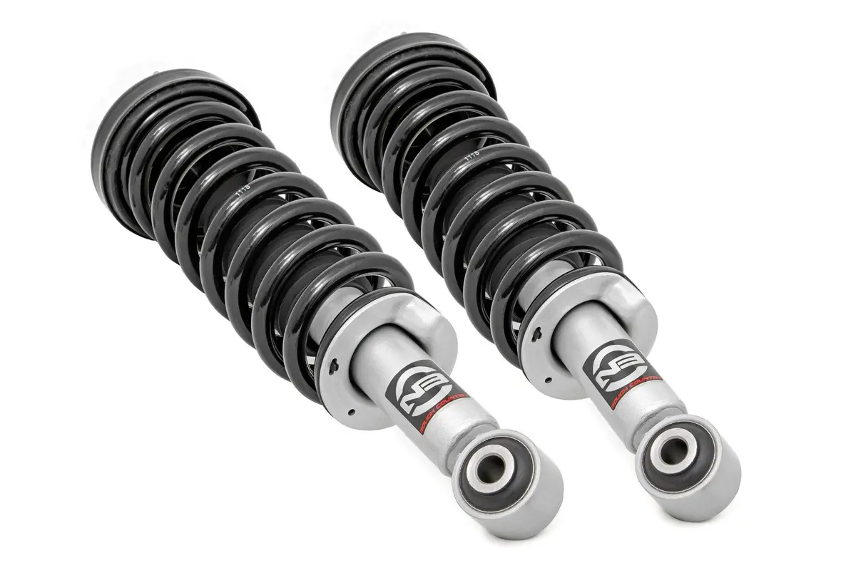 Loaded Strut Pair | 2.5 Inch | Nissan Frontier 4Wd | 2005-2022 | Rough Country | 501098 1