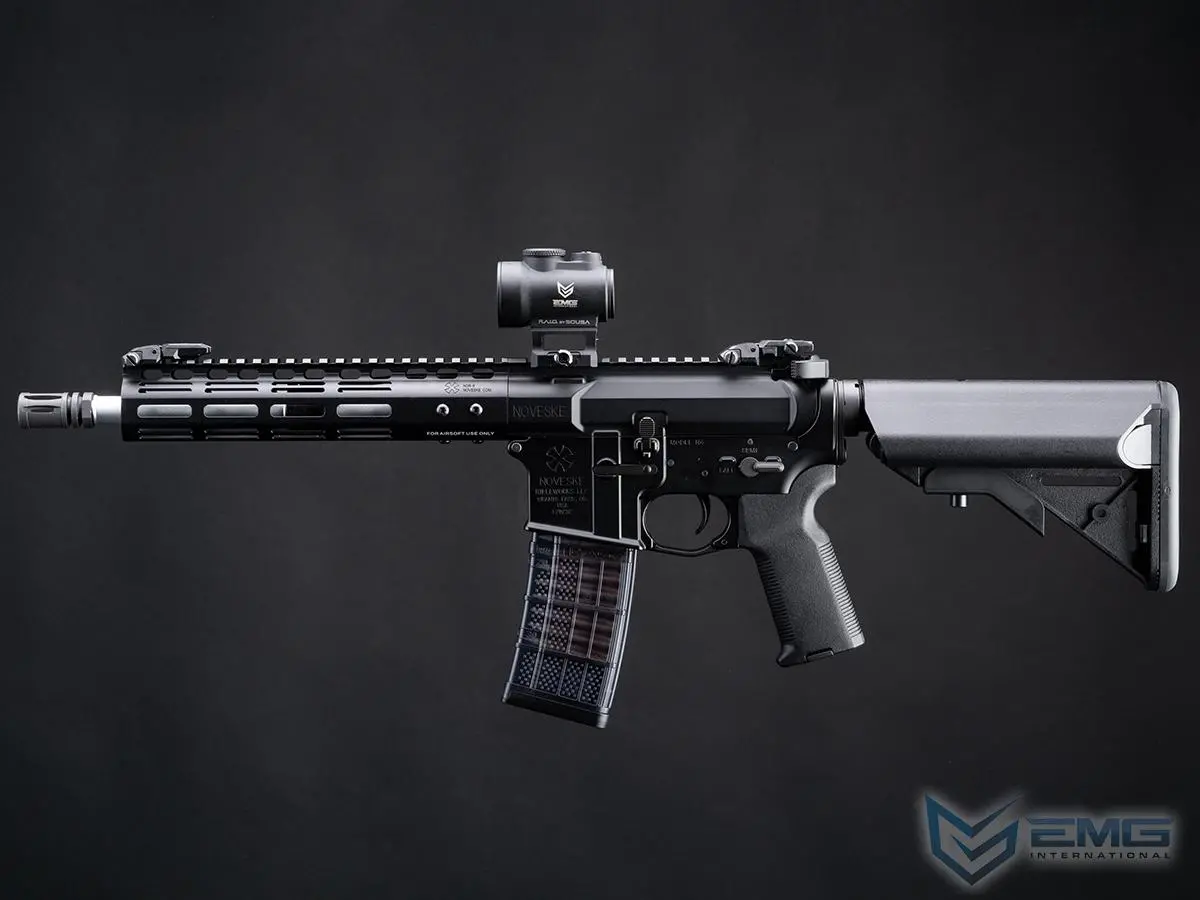 Emg X Cyma Platinum Nov.N4 Noveske Licensed N4 Gen. 3 M4 Aeg (Black / Tan) 1