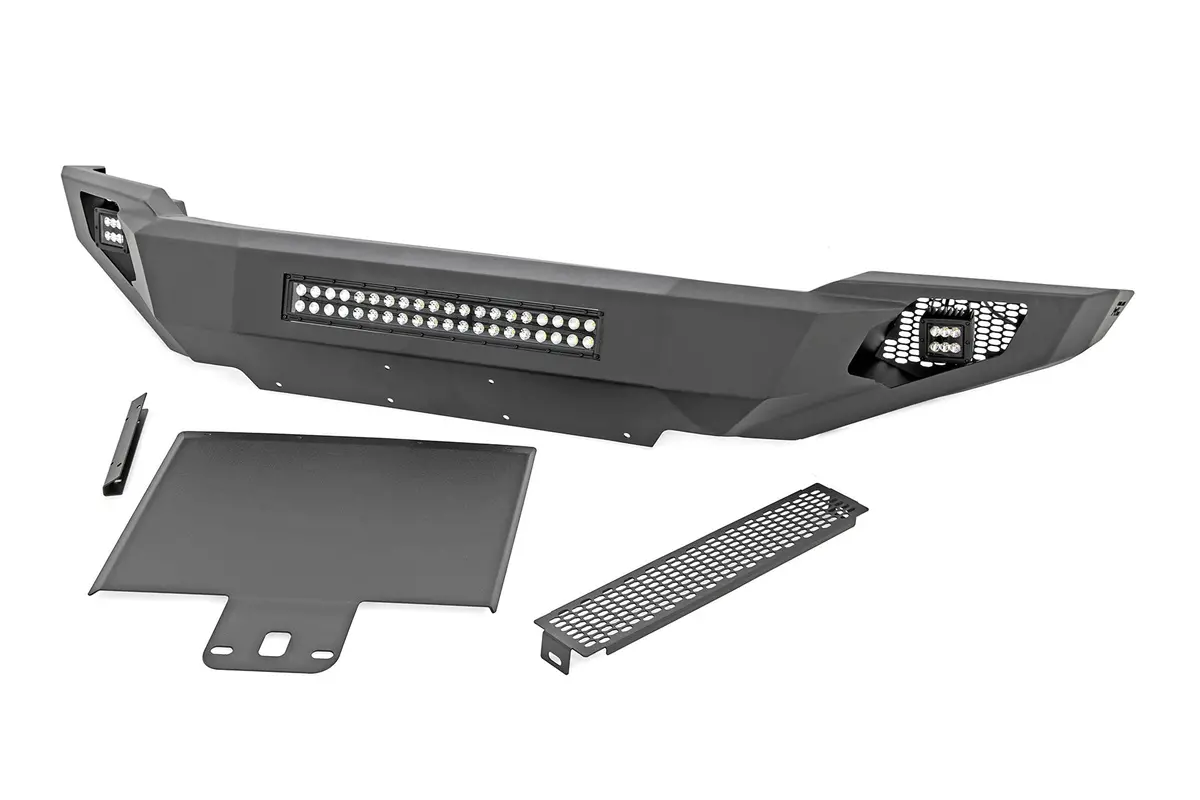Front Bumper | High Clearance | Skid Plate | Ford F-150 | 2018-2020 | Rough Country | 10756A 1