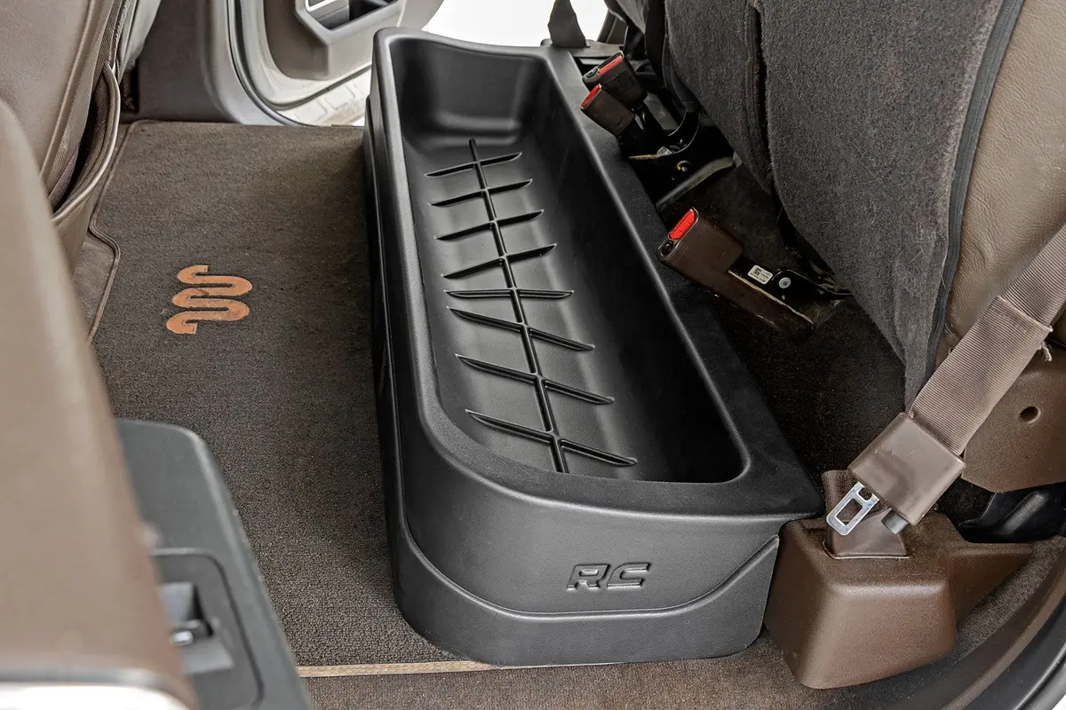 Under Seat Storage | Crew Cab | Ford F-150 /Super Duty | 2015-2022 | Rough Country | Rc09281a 1