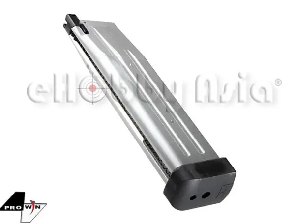 Prowin Tm Hi-Capa 5.1 170Mm 40 Round Ipsc Magazine (Silver) 1