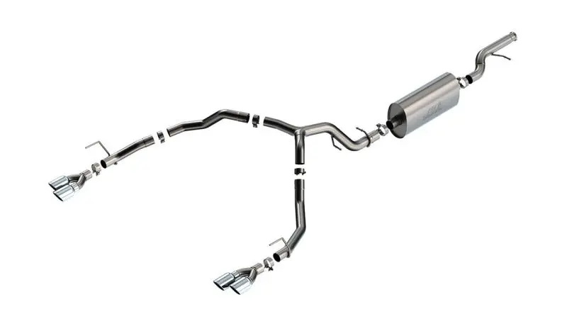 Borla 21-22 Chevrolet Tahoe 5.3L V8 2/4Wd 4Dr 3.00In/2.75In Touring Cat-Back Exhaust W/ Chrome Tips 1