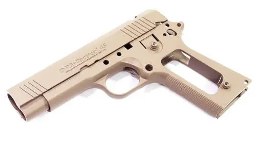 Guarder Aluminum Slide & Frame For Marui Desert Warrior 4.3 (Tan) 1