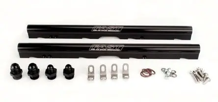 Ls3/Ls7/L76/L99 Billet Fuel Rail Kit For Lsxr™ Intake (Black Anodized) 1