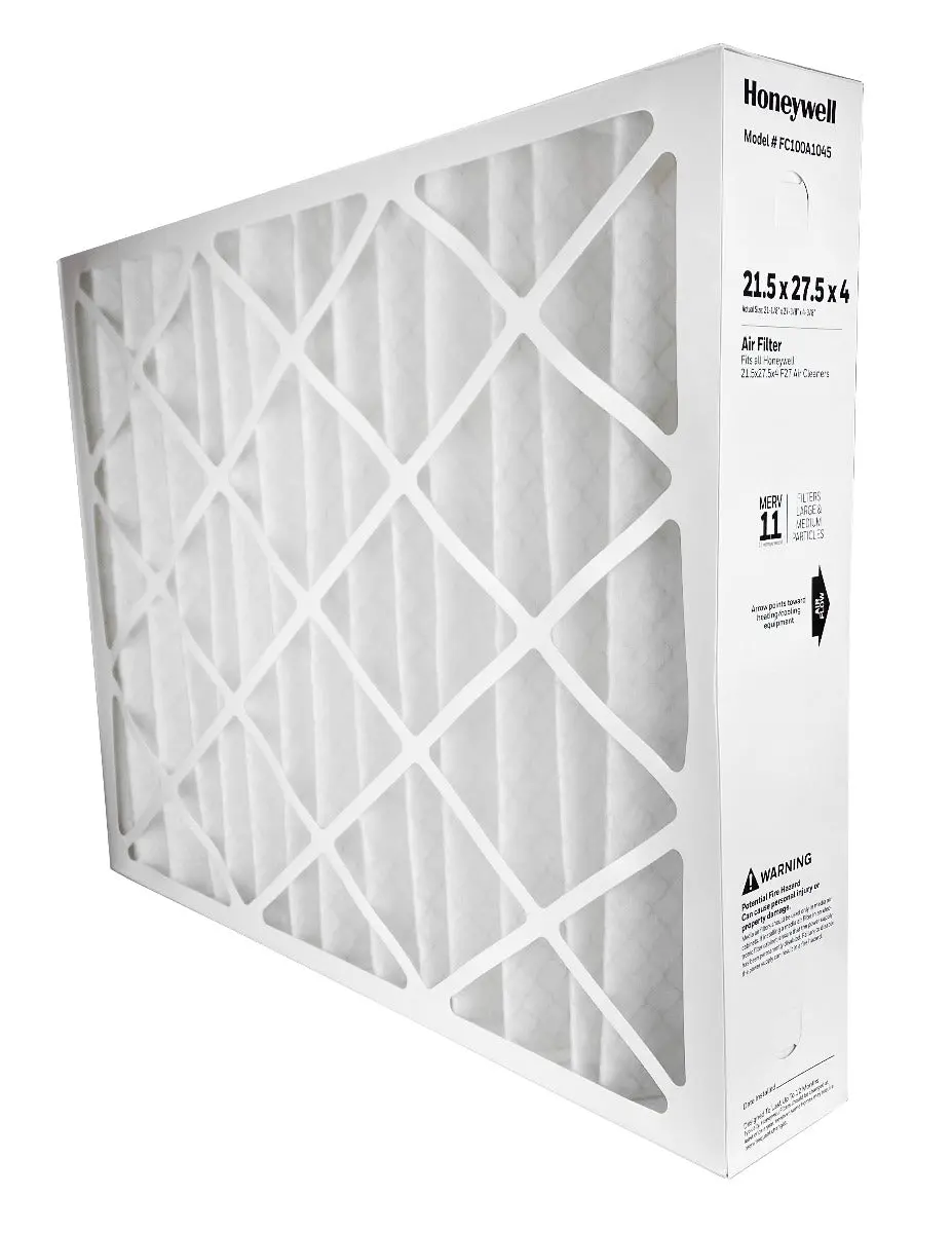 Honeywell Fc100a1045 - 21.5" X 27.5" X 4" Merv 11 Pleated Air Filter 1
