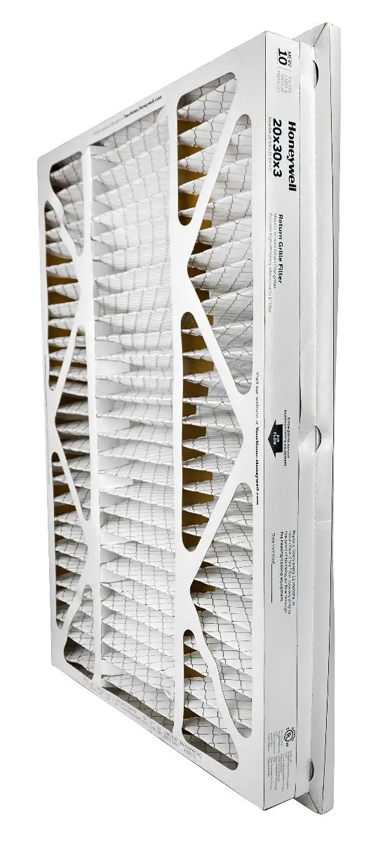 Honeywell Fc40r1029 - 20" X 30" X 3" Return Grille Pleated Air Filter, Merv 10 1