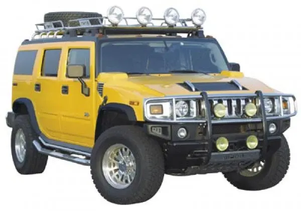 2003-2009 Hummer H2 Fender Flare Kit - Ff3500 1