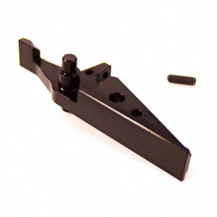 Jefftron M4 Flat Cnc Trigger (Black / Red) 1