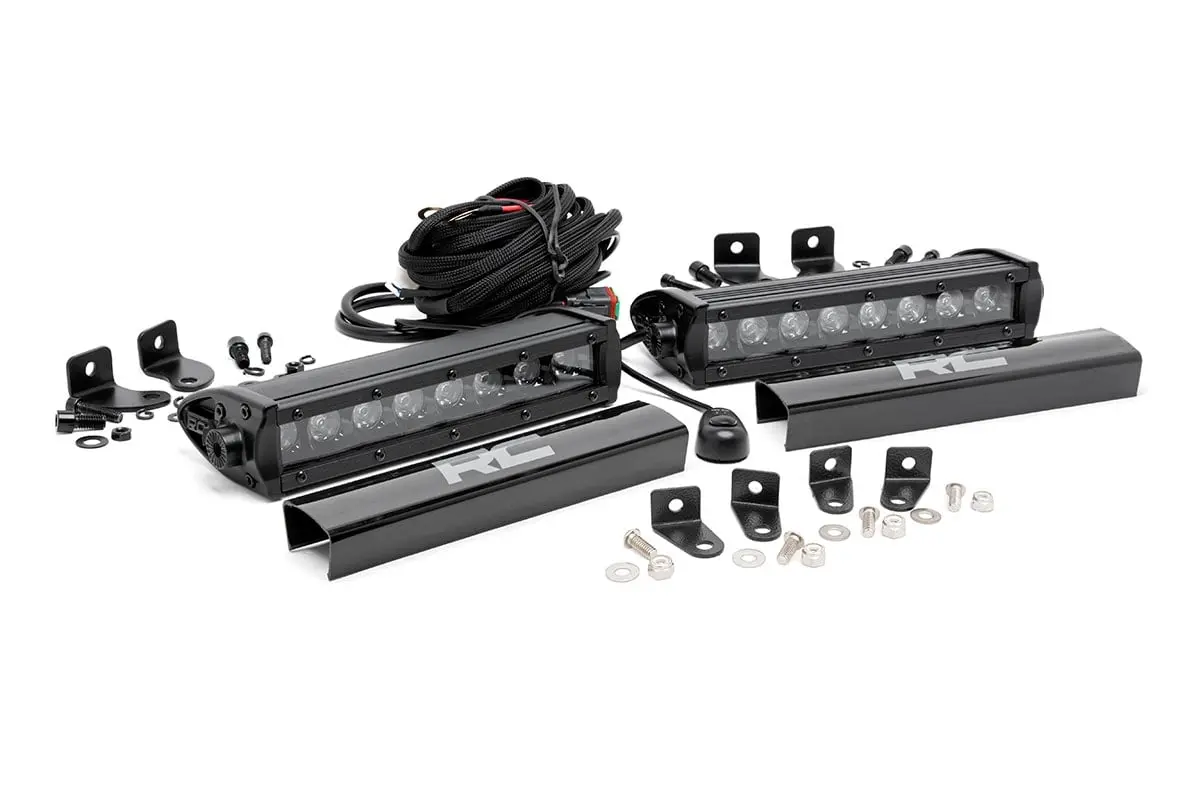 Led Light | Grille Mount | 8" Led W/ Brackets | Ford F-250/F-350 Super Duty Lariat 2Wd/4Wd | 2017 | Rough Country | 70697 1