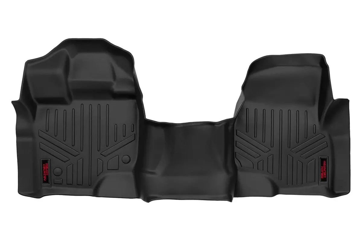 Floor Mats | Front | Over Hump | Ford F-150 /F-150 Lightning | 2015-2022 | Rough Country | M-5115 1