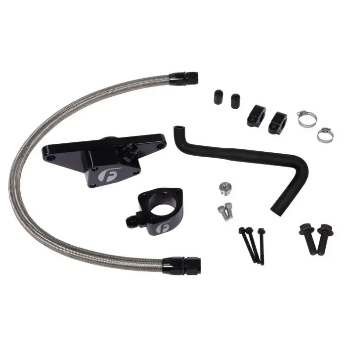 Fleece Performance Fpe-Clntbyps-Cummins-0607-Ss Coolant Bypass Kit For 2006-2007 Cummins 5.9L Automatic Transmission 1