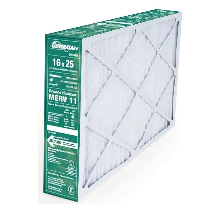 Generalaire 11-Ga100a29 - 16" X 25" X 4" Replacement Filter For Honeywell Fc100a1029, Merv 11 2