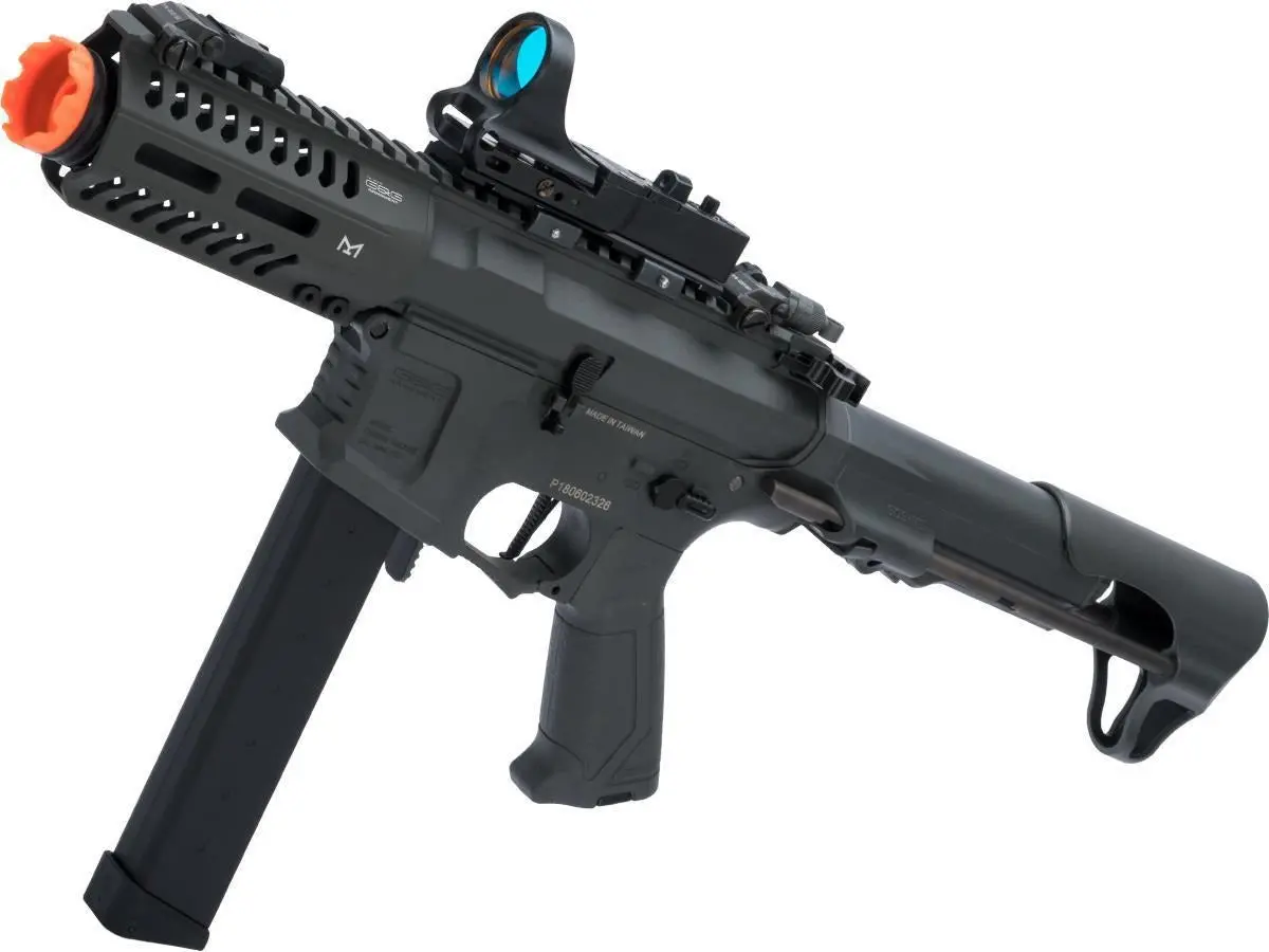 G&G Arp 9 Cqb Smg Airsoft Aeg (Black / Battleship Grey) 1