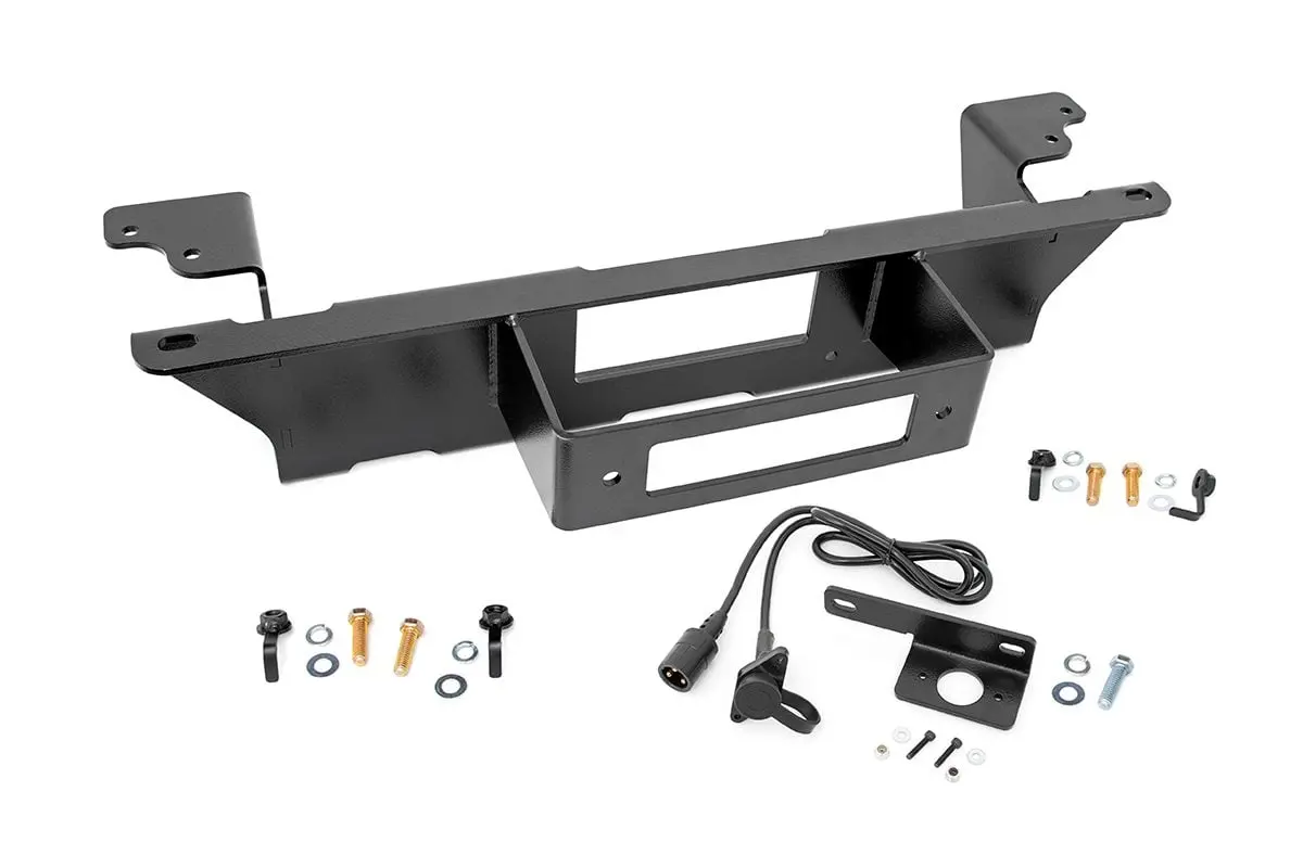 Hidden Winch Mounting Plate | Chevrolet Silverado/Gmc Sierra 1500 | 1999-2006 | Rough Country | 11002 1