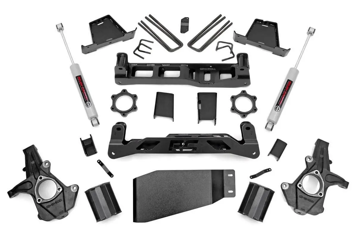 7.5 Inch Lift Kit | Chevrolet Silverado/Gmc Sierra 1500 4Wd | 2007-2013 | Rough Country | 26430 1