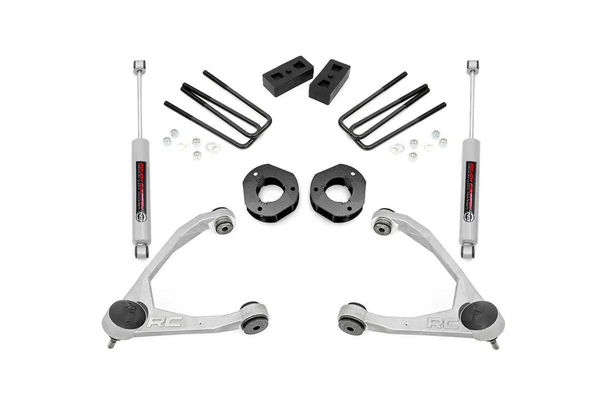 3.5" Lift Kit | Forged Uca | Cast Steel | Chevrolet Silverado/Gmc Sierra 1500 | 2007-2016 | Rough Country | 19831 1